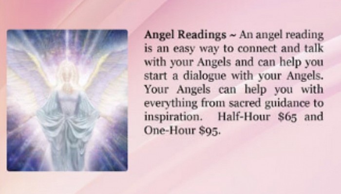 Angel reading