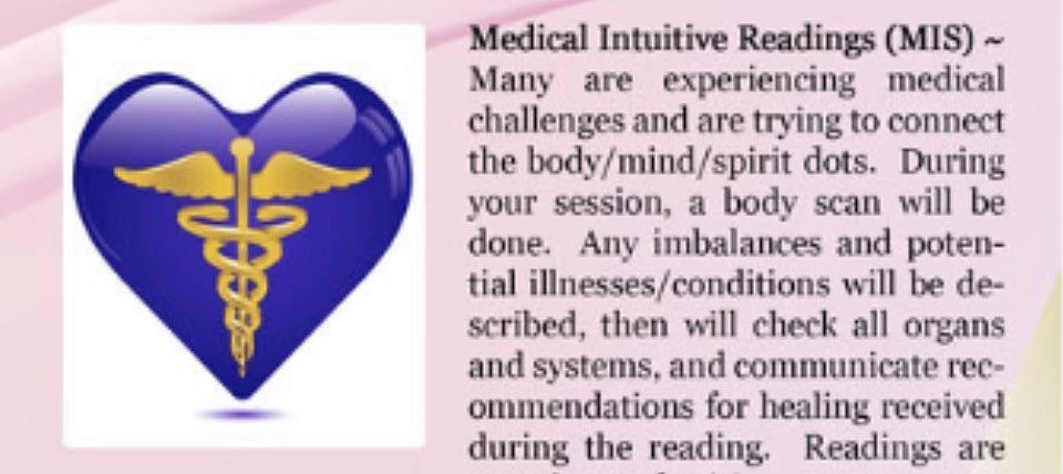 Medical intuitive reading