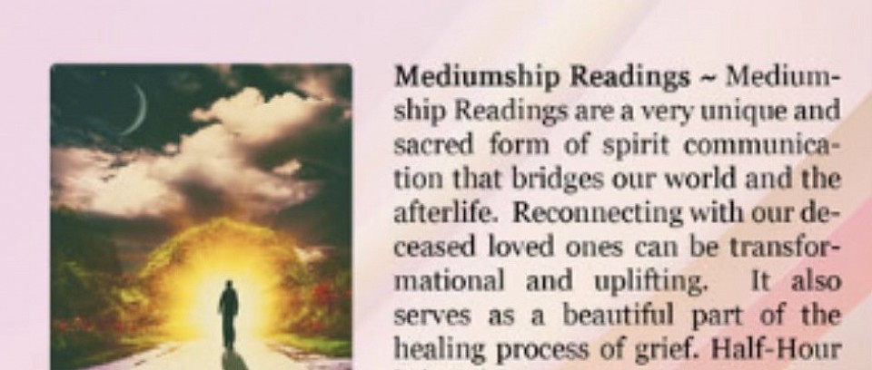 Mediumship reading