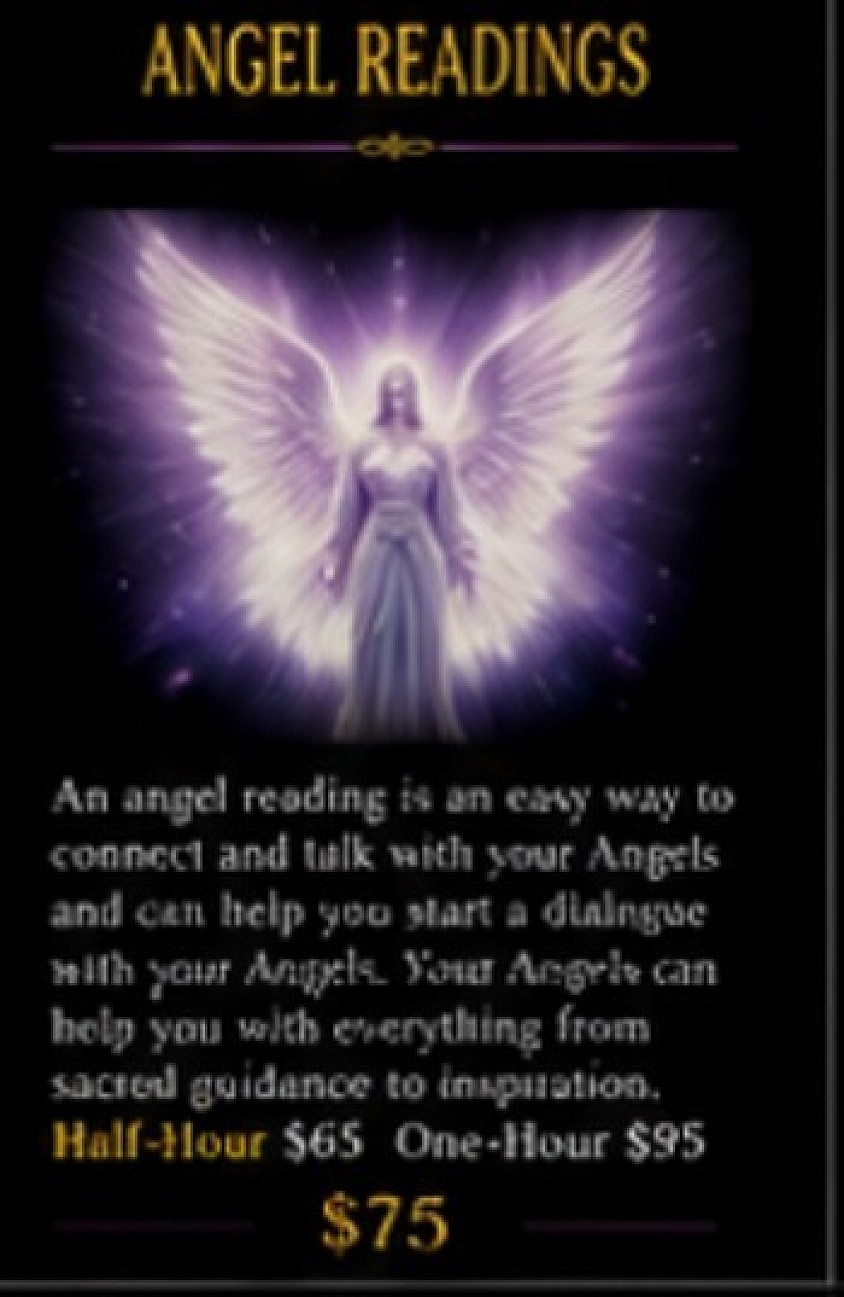 Angel reading